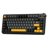 Aula AU75 3 Modlu RGB Hot Swap Mekanik TKL Seiya Switch Kablosuz Makrolu Klavye Siyah thumbnail 2