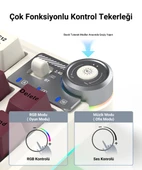 Aula AU75 3 Modlu RGB Hot Swap Mekanik TKL Seiya Switch Kablosuz Makrolu Klavye Siyah thumbnail 6