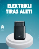 Taşınabilir Mini Elektrikli Tıraş Makinesi | Sessiz ve Güçlü Motor thumbnail 1