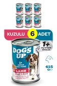 Dogs Up Yaş Yetişkin Köpek Maması Kuzu Etli 415gr 6Lı thumbnail 1