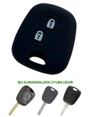 Peugeot 106 Partner Ciroen C3 Berlingo Saxo Uyumlu Silikon Kumanda Anahtar Kılıfı Oto Anahtarlık thumbnail 1