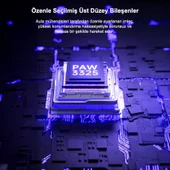 Aula SC580X Lightweight PAW3311 Sensör 10000 DPI 1000Hz Kablolu ve Kablosuz Gaming Oyuncu Mouse Siyah thumbnail 6