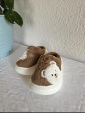 Kadın Ayıcık Desenli Rahat Peluş Ev Terliği 25BNT132 thumbnail 1