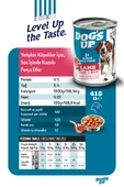 Dogs Up Yaş Yetişkin Köpek Maması Kuzu Etli 415gr 36Lı - 3