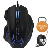 Aula S18 6400DPI RGB 7 Programlanabilir Tuş 1000Hz Kablolu Gaming Oyuncu Mouse thumbnail 2