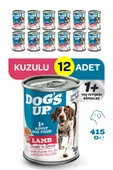 Dogs Up Yaş Yetişkin Köpek Maması Kuzu Etli 415gr 12Li - 1