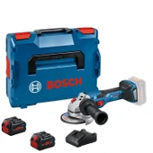 Bosch GWS 18V-15 SC Procore 2x5,5Ah Çift Akülü Taşlama Makinesi thumbnail 1