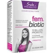 Suda Vitamin Probiotic Fem Biotic 30 Veggie Kapsül thumbnail 1