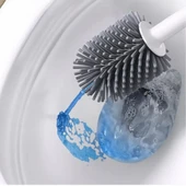 Sensörlü Çöp Kovası Antibakteriyel Uv Işıklı 20 Litre + Deterjan hazneli Beyaz Silikon Klozet Fırçası-BYS thumbnail 9