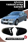 Bmw E90 2008-2011 Uyumlu Batman Yarasa Ayna Kapağı Piano Black - 1