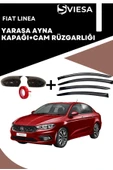 Fiat Linea Uyumlu Batman Yarasa Ayna Kapağı + Cam Rüzgarlığı - 1