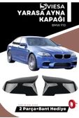 Bmw F10 2010-2013 Uyumlu Batman Yarasa Ayna Kapağı Piano Black - 1