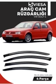 VOLKSWAGEN GOLF 4  uyumlu oto camlara özel ölçü cam rüzgarlığı rüzgarlık thumbnail 1