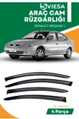 RENAULT MEGANE 1  uyumlu oto camlara özel ölçü cam rüzgarlığı rüzgarlık thumbnail 1