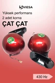 Çat Çat Korna 2 li Set Kırmızı 12 Volt Salyangoz Mitsuba Tip Amerikan - 1