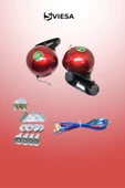 Çat Çat Korna 2 li Set Kırmızı 12 Volt Salyangoz Mitsuba Tip Amerikan - 2