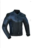 Prosev FALCON DERİ 4 MEVSİM DARK BLUE Motosiklet Montu - 1