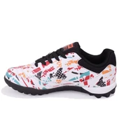 Jump 31524 Beyaz Halı Saha Çocuk Futbol Ayakkabı - 3