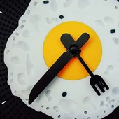 Yumurta Tavası Mutfak Saati thumbnail 3