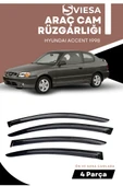 HYUNDAI ACCENT 1998  uyumlu oto camlara özel ölçü cam rüzgarlığı rüzgarlık - 1