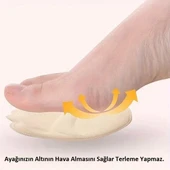 3B Trend Krem Sünger Ayakkabı Padi Metatarsal Yüksek Topuklu Ayakkabı Spor Babet Koku Yapmaz Ped - 2