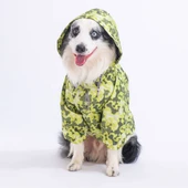 Pawstar GreenOssa Polarlı Su Geçirmez Orta-Büyük Irk Köpek Yağmurluğu thumbnail 3