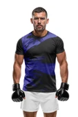 Desenli Antrenman ve Spor Forması, Halı Saha Forması, Nefes Alan Tişört, Yüksek Kalite Gym Tshirt - 3