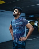 Desenli Antrenman ve Spor Forması, Halı Saha Forması, Nefes Alan Tişört, Yüksek Kalite Gym Tshirt - 4