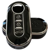 Doblo Ducato Boxer Jumper Uyumlu Kumanda Anahtar Kılıfı Oto Anahtarlık Siyah Silver thumbnail 1