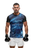 Desenli Antrenman ve Spor Forması, Halı Saha Forması, Nefes Alan Tişört, Yüksek Kalite Gym Tshirt - 3