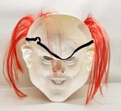 Kızıl Saçlı Joker Palyaço Maskesi thumbnail 2