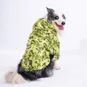 Pawstar GreenOssa Polarlı Su Geçirmez Orta-Büyük Irk Köpek Yağmurluğu thumbnail 2