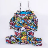 Pawstar PopArt Polarlı Su Geçirmez Orta-Büyük Irk Köpek Yağmurluk Tulum - 4