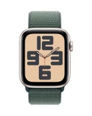 Apple Watch SE GPS 40 MM Alüminyum Kasa Spor Loop Akıllı Saat (Apple Türkiye Garantili) Yıldız Işığı - Göl Yeşili - 2