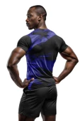 Desenli Antrenman ve Spor Forması, Halı Saha Forması, Nefes Alan Tişört, Yüksek Kalite Gym Tshirt - 2