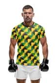 Desenli Antrenman ve Spor Forması, Halı Saha Forması, Nefes Alan Tişört, Yüksek Kalite Gym Tshirt - 3