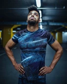 Desenli Antrenman ve Spor Forması, Halı Saha Forması, Nefes Alan Tişört, Yüksek Kalite Gym Tshirt - 7