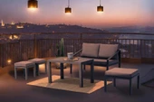 Rimini Bahçe Balkon Oturma Grubu 2+1+1+Sehpa - 1