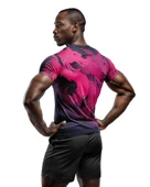 Desenli Antrenman ve Spor Forması, Halı Saha Forması, Nefes Alan Tişört, Yüksek Kalite Gym Tshirt - 1