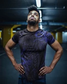 Desenli Antrenman ve Spor Forması, Halı Saha Forması, Nefes Alan Tişört, Yüksek Kalite Gym Tshirt - 6