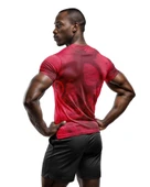 Desenli Antrenman ve Spor Forması, Halı Saha Forması, Nefes Alan Tişört, Yüksek Kalite Gym Tshirt - 2