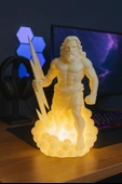 Zeus Masa Lambası  Mitolojik Dekoratif Gece Lambası Ev ve Ofis İçin - 3