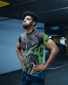 Desenli Antrenman ve Spor Forması, Halı Saha Forması, Nefes Alan Tişört, Yüksek Kalite Gym Tshirt - 3