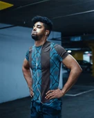 Desenli Antrenman ve Spor Forması, Halı Saha Forması, Nefes Alan Tişört, Yüksek Kalite Gym Tshirt - 6