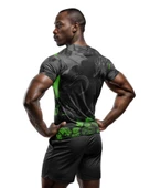 Desenli Antrenman ve Spor Forması, Halı Saha Forması, Nefes Alan Tişört, Yüksek Kalite Gym Tshirt - 2