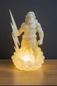Zeus Masa Lambası  Mitolojik Dekoratif Gece Lambası Ev ve Ofis İçin - 2