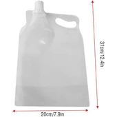 Plastik Kapaklı Su Torbası 1 Litre - 2