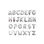 Gümüş Rengi Folyo Balon 1 Metre thumbnail 3