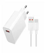 Xiaomi Uyumlu Type-C 33W Hızlı Şarj Cihazi Şarj + Kablo 5A - 2