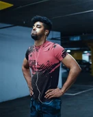 Desenli Antrenman ve Spor Forması, Halı Saha Forması, Nefes Alan Tişört, Yüksek Kalite Gym Tshirt - 4
